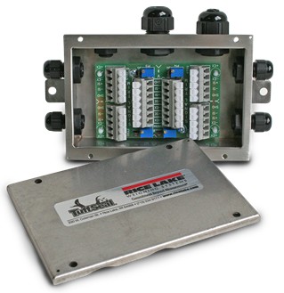 [PMG-RL-107700] JB4SS | PG9 Cord Grips | 4 CH Sig Trim Junction Box "J-box" 